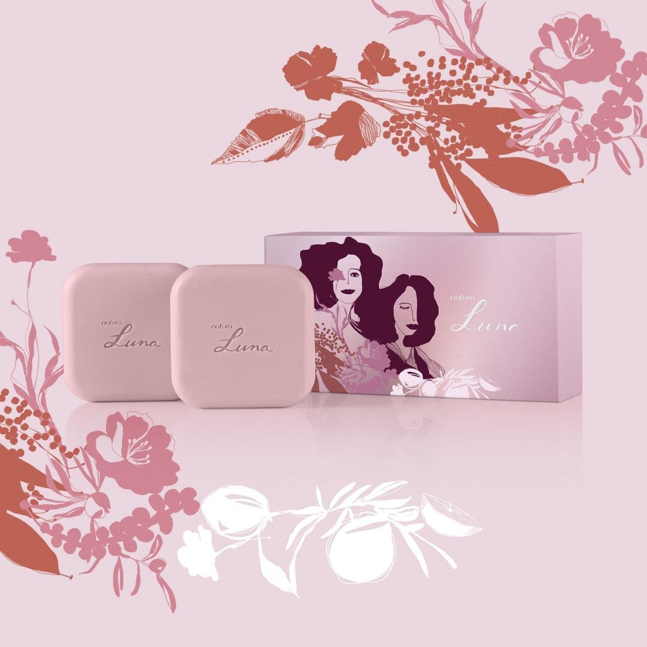 Sabonete em Barra Puro Vegetal Luna (2 unidades)